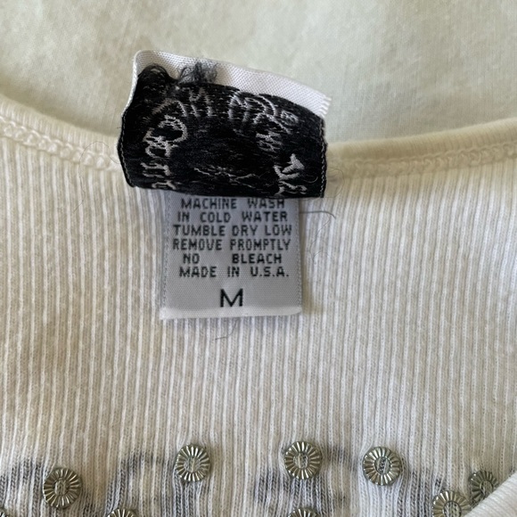 CHROME HEARTS “F**K you” tank top w/ crystals! - Picture 5 of 5